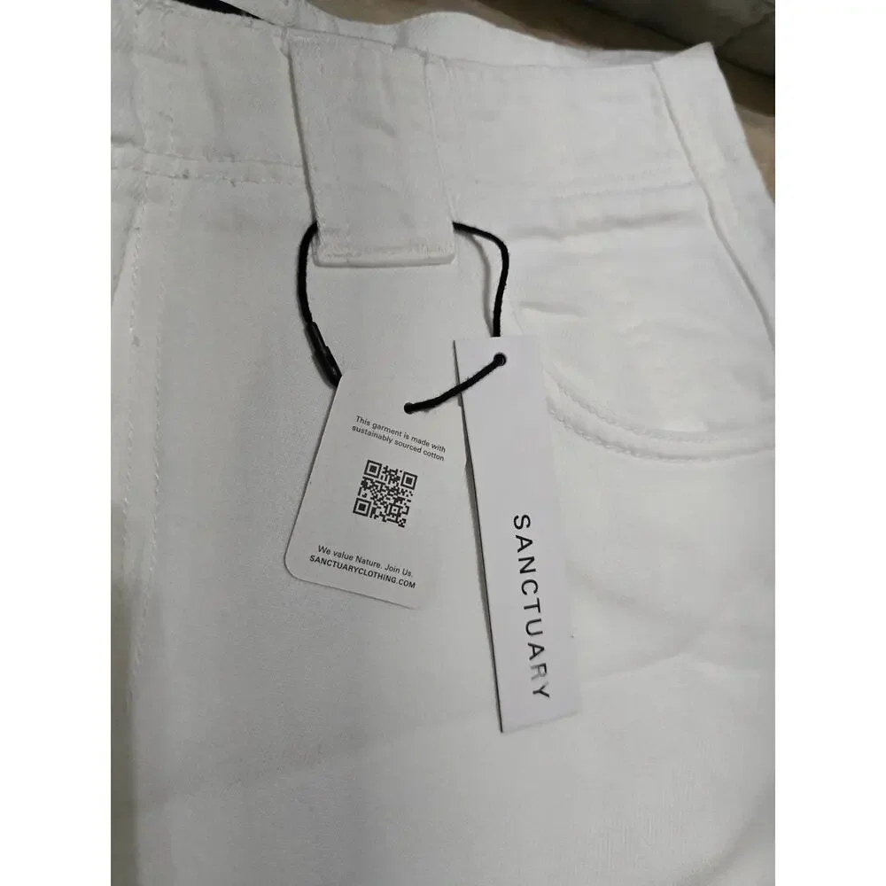 NwT Arden Wide Leg Jeans Brilliant White size 28" waist - Picture 6 of 10